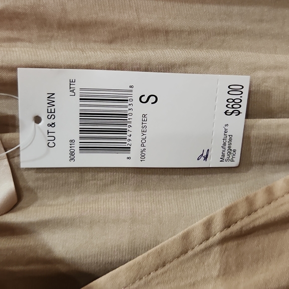 🆕️ Philosophy Cut & Sewn  V Neck Blouse in Latte - Picture 3 of 8